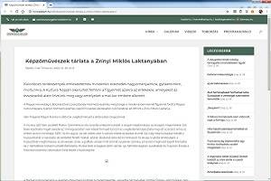 Képzőművészek tárlata a Zrínyi Miklós laktanyában. Erről honvedelem.hu oldalon lehet olvasni. Forrás: https://honvedelem.hu/cikk/kepzomuveszek-tarlata-a-zrinyi-miklos-laktanyaban/.