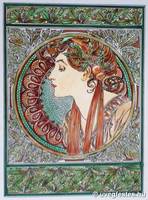 Laurel. Artwork of Aranka Mágori. Identification number of evaluation: KJ-109/512/2008.