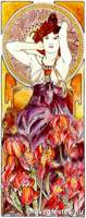 Amethyst. Artwork of Aranka Mágori. Identification number of evaluation: KJ-59/247/2005.