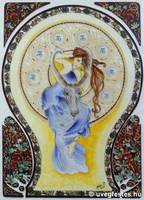 Zodiac Sign: Taurus. Artwork of Aranka Mágori. Identification number of evaluation: KJ-197/1045/2006.