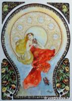 Zodiac Sign: Cancer. Artwork of Aranka Mágori. Identification number of evaluation: KJ-197/1047/2006.